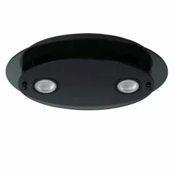 Plafonnier Lucide OKNO Noir, 2 lumières