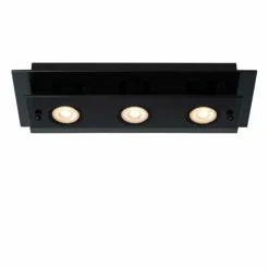 Plafonnier Lucide OKNO Noir, 3 lumières