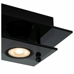 Plafonnier Lucide OKNO Noir, 3 lumières