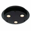 Plafonnier Lucide OKNO Noir, 3 lumières