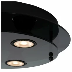 Plafonnier Lucide OKNO Noir, 3 lumières