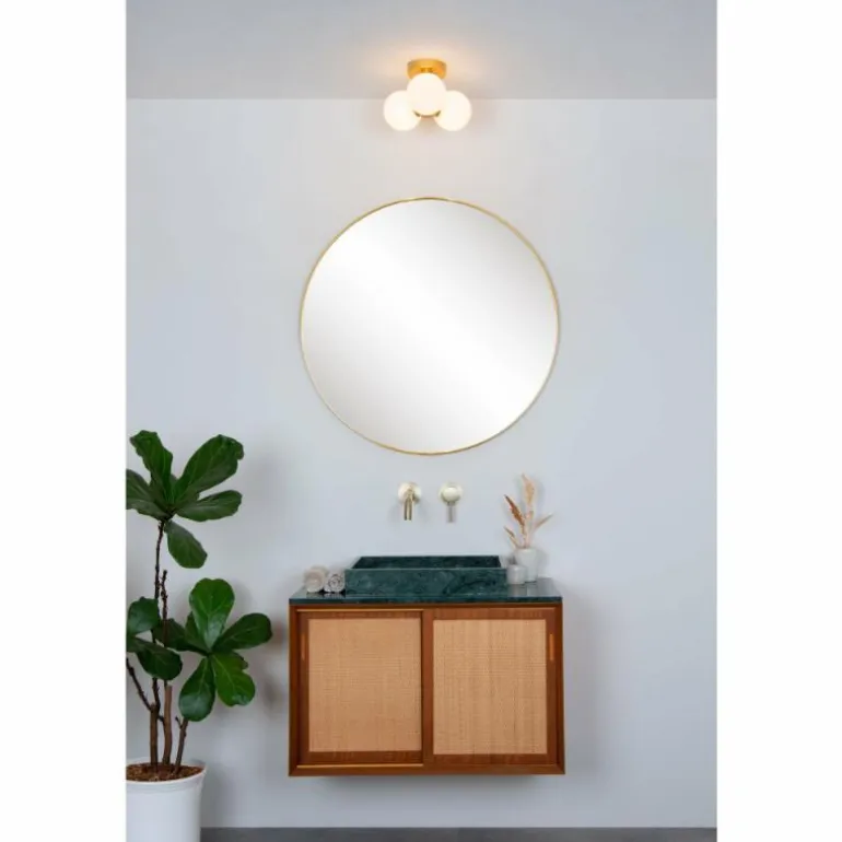 Plafonnier Lucide TRUDY Or, Laiton, 3 lumières