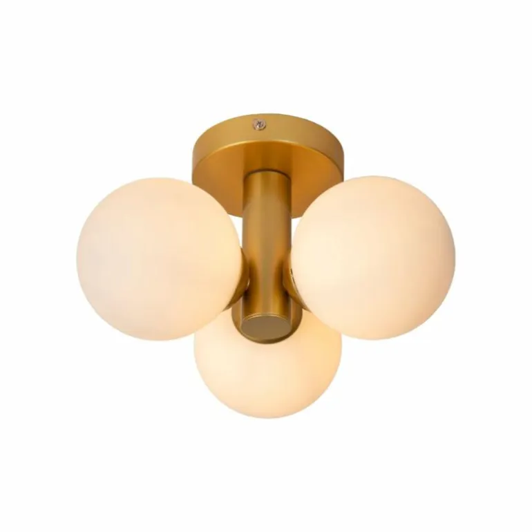 Plafonnier Lucide TRUDY Or, Laiton, 3 lumières