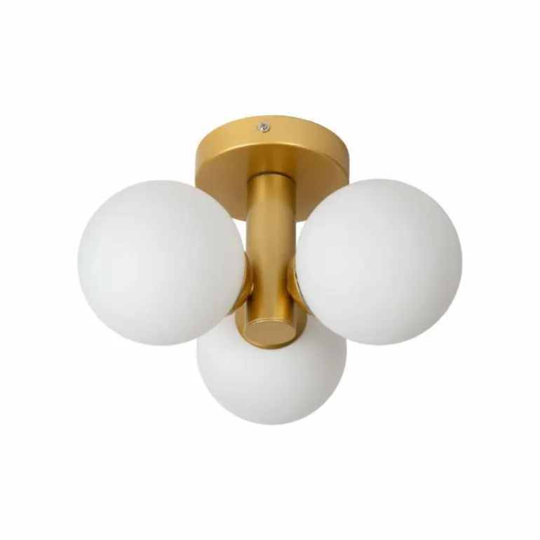 Plafonnier Lucide TRUDY Or, Laiton, 3 lumières