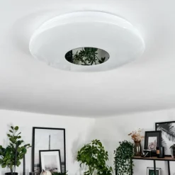 Plafonnier Lumsden LED Blanc, 1 lumière, Détecteur de mouvement