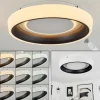Plafonnier Mackay LED Blanc, 1 lumière, Télécommandes