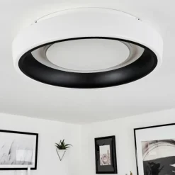 Plafonnier Mackay LED Blanc, 1 lumière, Télécommandes