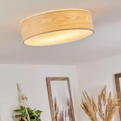 Plafonnier Magdalena Écru, Blanc, 2 lumières