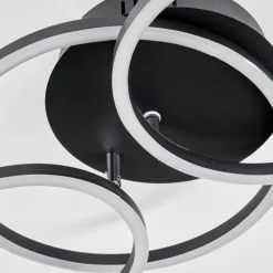 Plafonnier Malanie LED Noir, 1 lumière