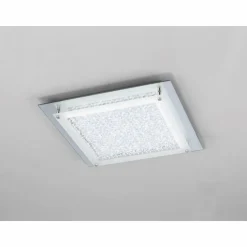 Plafonnier Mantra CRYSTAL MIRROR LED Chrome, 1 lumière