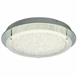 Plafonnier Mantra CRYSTAL MIRROR LED Chrome, 1 lumière