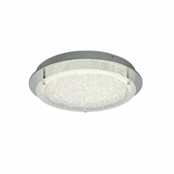 Plafonnier Mantra CRYSTAL MIRROR LED Chrome, 1 lumière