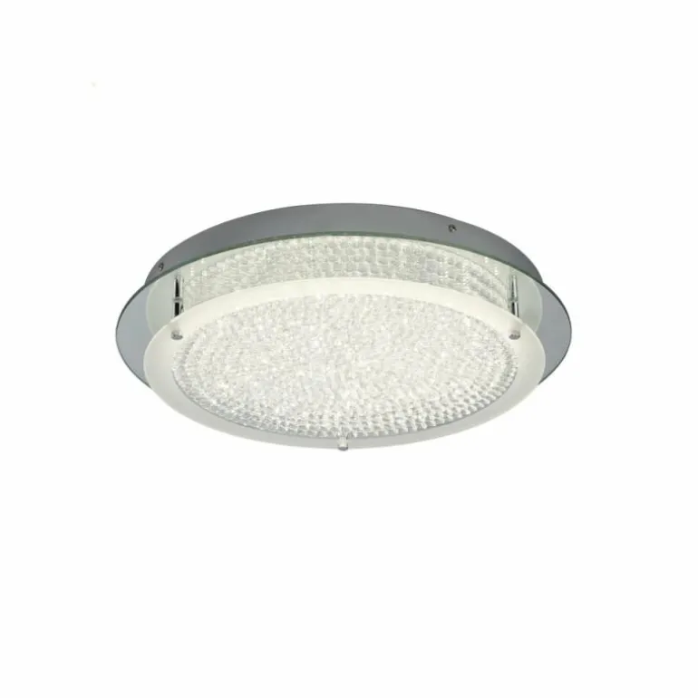 Plafonnier Mantra CRYSTAL MIRROR LED Chrome, 1 lumière