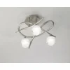 Plafonnier Mantra LOOP Nickel mat, 3 lumières