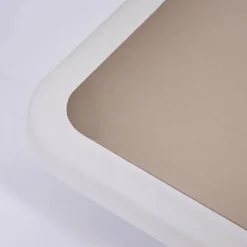 Plafonnier ManzanalesÂ  LED Chrome, 1 lumière, Télécommandes