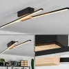 Plafonnier Meiral LED Écru, Noir, 2 lumières