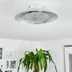 Plafonnier Merlo LED Argenté, 1 lumière
