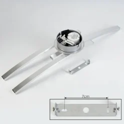 Plafonnier Mohlin LED Nickel mat, 3 lumières