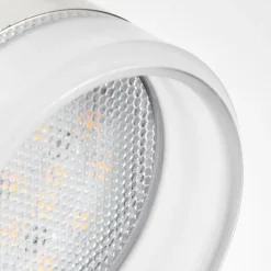 Plafonnier Morges LED Chrome, 2 lumières