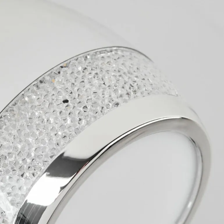 Plafonnier Morges LED Chrome, 2 lumières