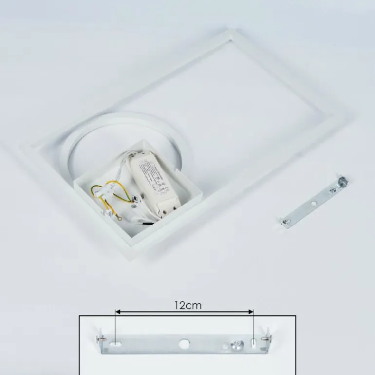 Plafonnier Moya LED Blanc, 1 lumière