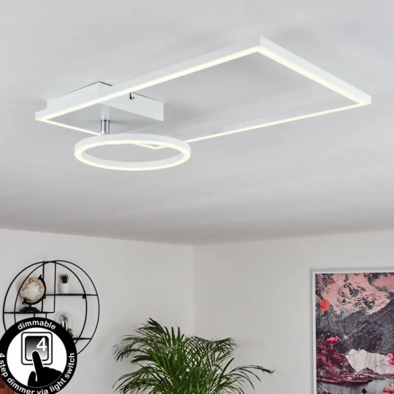 Plafonnier Moya LED Blanc, 1 lumière