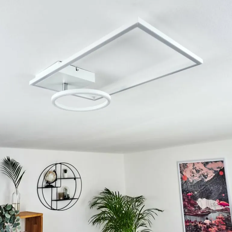 Plafonnier Moya LED Blanc, 1 lumière