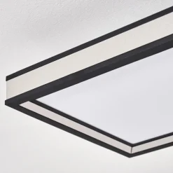 Plafonnier Nabbas LED Noir, 1 lumière, Télécommandes