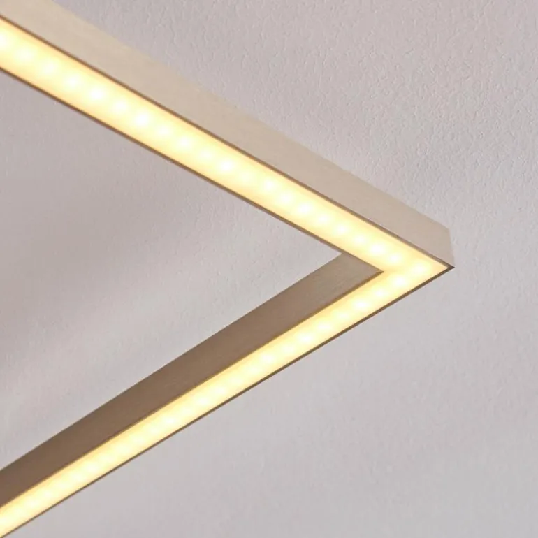 Plafonnier Narpes LED Nickel mat, 1 lumière