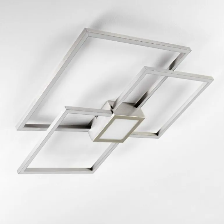 Plafonnier Narpes LED Nickel mat, 1 lumière