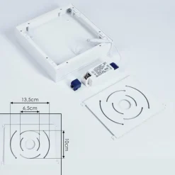 Plafonnier Netstal LED Blanc, 1 lumière