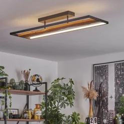 Plafonnier Nevogilde LED Écru, Noir, 1 lumière