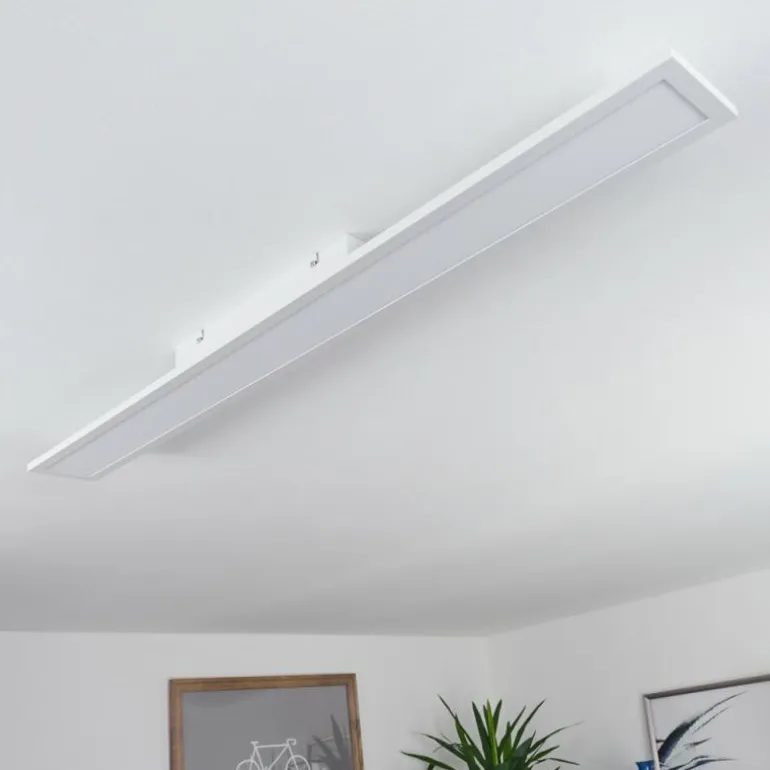 Plafonnier Nexo LED Blanc, 1 lumière, Télécommandes