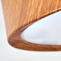 Plafonnier Nexo LED Bois foncé, 1 lumière
