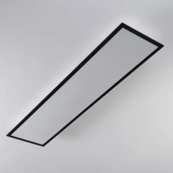 Plafonnier Nexo LED Noir, 1 lumière, Télécommandes