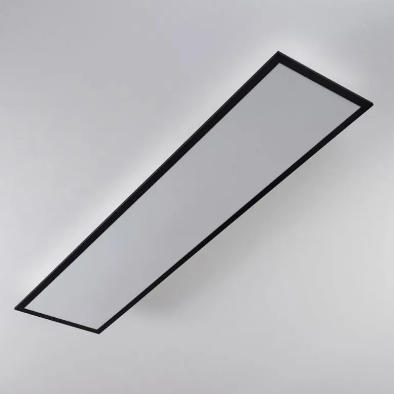 Plafonnier Nexo LED Noir, 1 lumière, Télécommandes