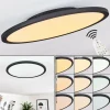 Plafonnier Nexo LED Noir, 1 lumière, Télécommandes