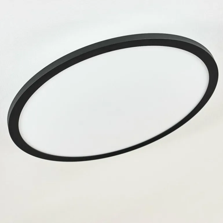 Plafonnier Nexo LED Noir, 1 lumière, Télécommandes