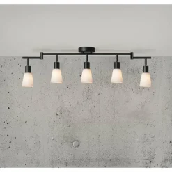 Plafonnier Nordlux COLE Noir, 5 lumières