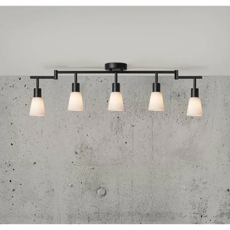 Plafonnier Nordlux COLE Noir, 5 lumières