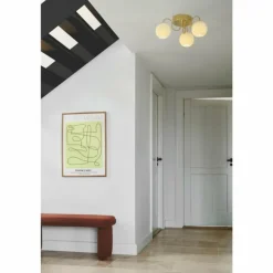 Plafonnier Nordlux FRANCA Laiton, 3 lumières