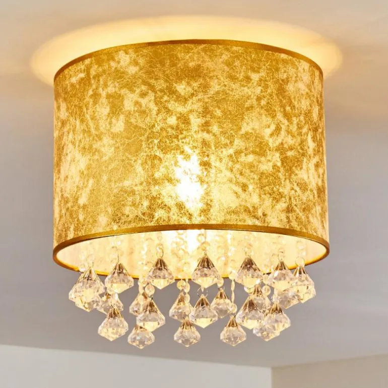 Plafonnier Norrfors Argenté, Transparent, 1 lumière