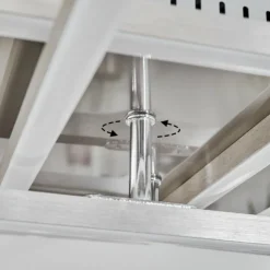 Plafonnier Oberegg LED Chrome, Nickel mat, 1 lumière, Télécommandes