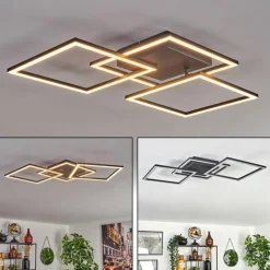 Plafonnier Obo LED Noir, 1 lumière