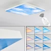 Plafonnier Onlaj LED Blanc, 1 lumière, Télécommandes