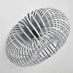 Plafonnier Oravi Gris, Argenté, 1 lumière