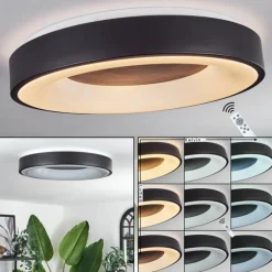 Plafonnier Palanko LED Blanc, 1 lumière, Télécommandes