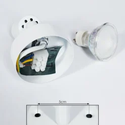 Plafonnier Planes LED Blanc, 1 lumière