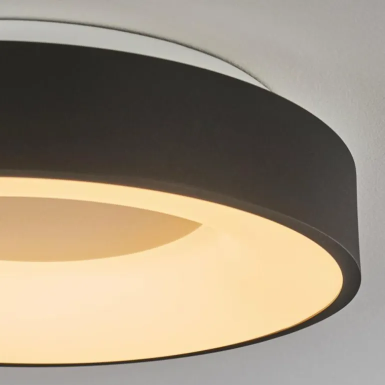 Plafonnier Playas LED Noir, Blanc, 1 lumière