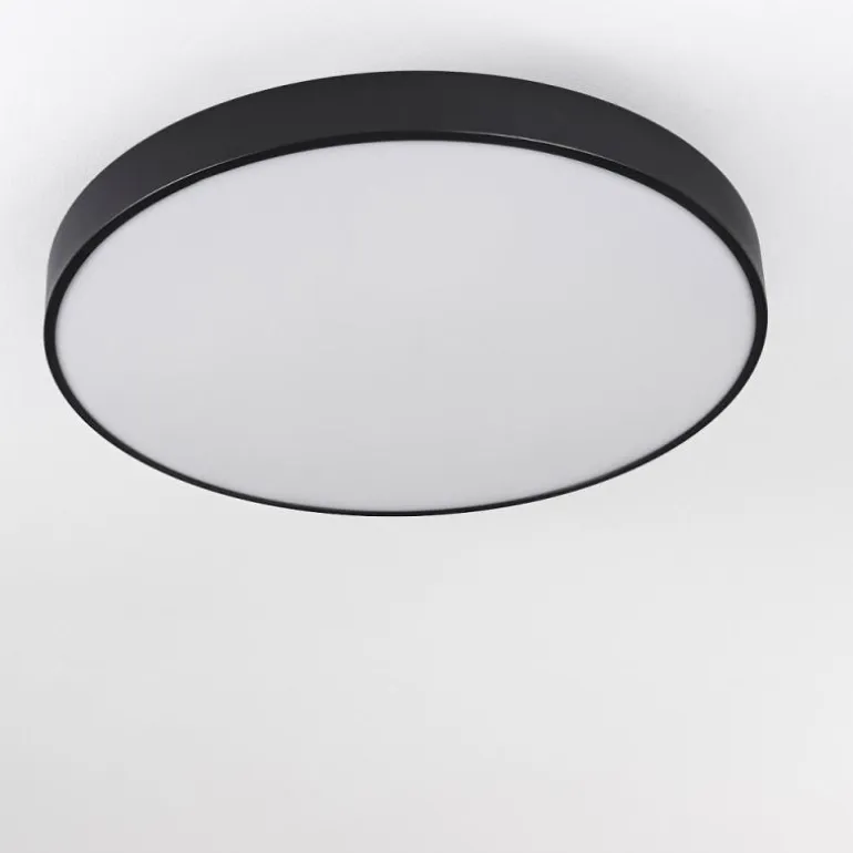 Plafonnier Plovdiv LED Blanc, 1 lumière, Télécommandes